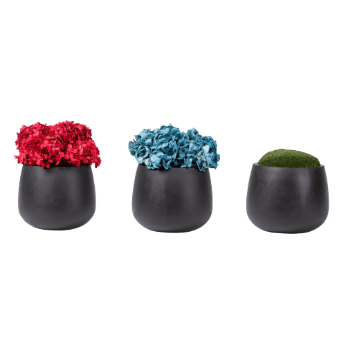 Pflanzendekoration | "Flower bowl", rot