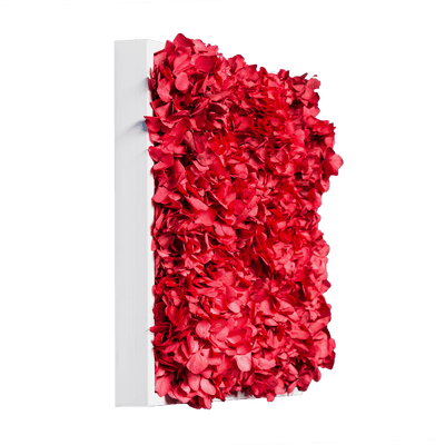 Blütenbild | eckig, rot