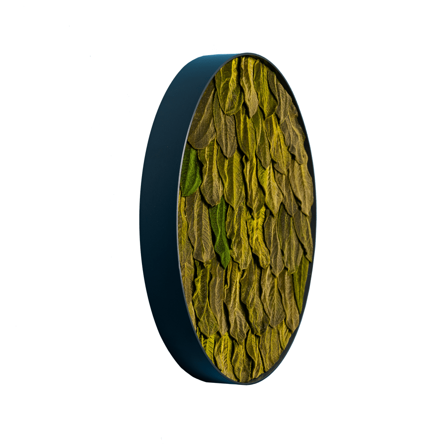 Blätterbild | rund, grün